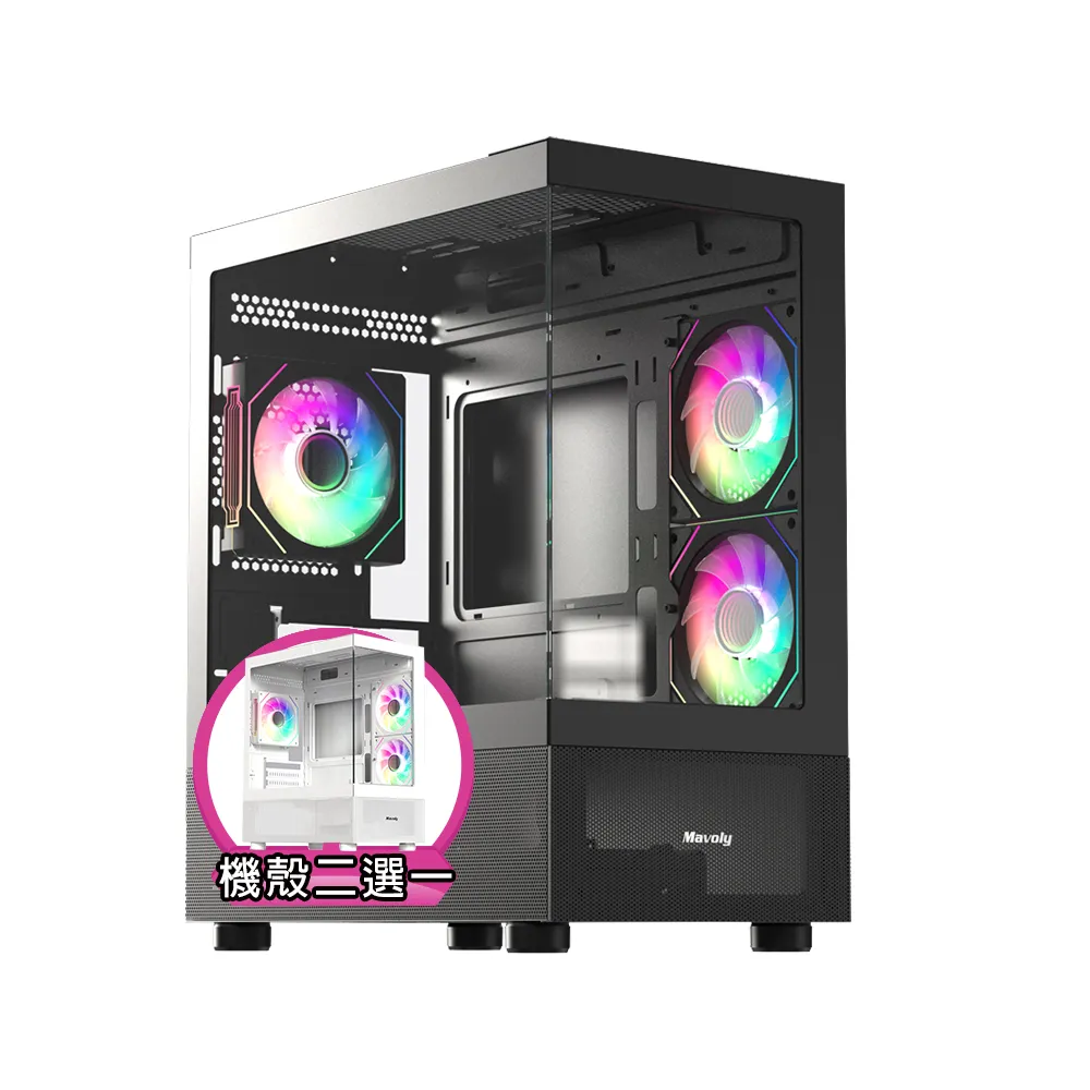 【華碩平台】R7八核GeForce RTX 5060{雷神K81C}電競電腦(R7 9800X3D/B650/32G D5/1TB/WIFI)