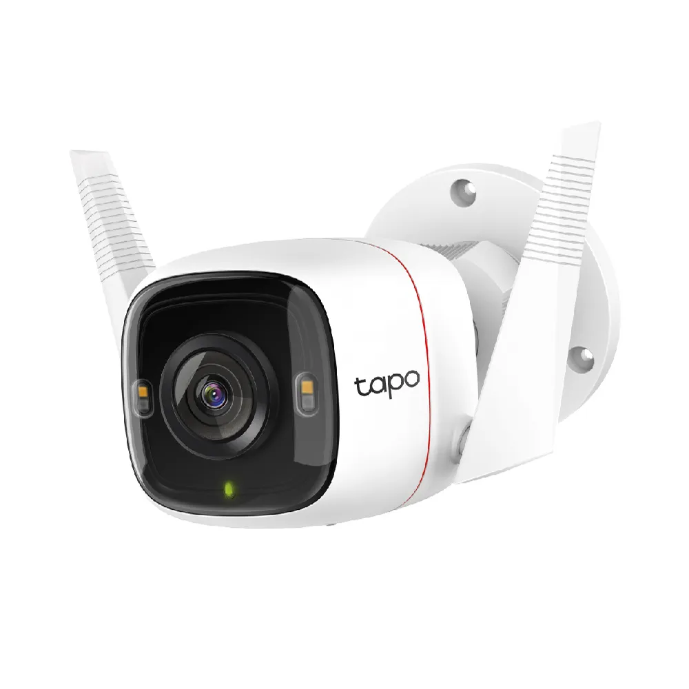 (64G記憶卡組)【TP-Link】Tapo C320WS 真2K 400萬畫素戶外無線網路攝影機 IP CAM(全彩夜視/IP66防水)