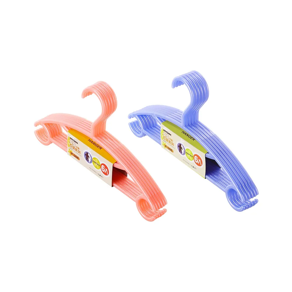【KEYWAY 聯府】兒童妮雅衣架-72入 顏色隨機(MIT台灣製造) 