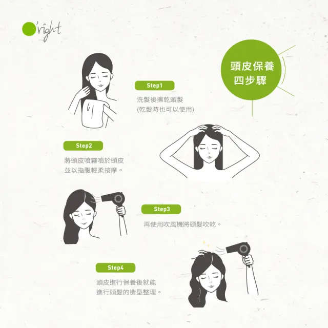 【O’right 歐萊德】頭皮噴霧50ml 茶樹/沁涼/零度C(多款任選1入/防止異味/頭皮淨化)
