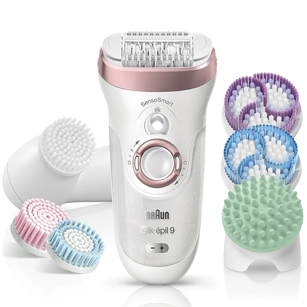 【BRAUN 百靈】智淨Spa美體刀-附潔膚儀(SES9970)
