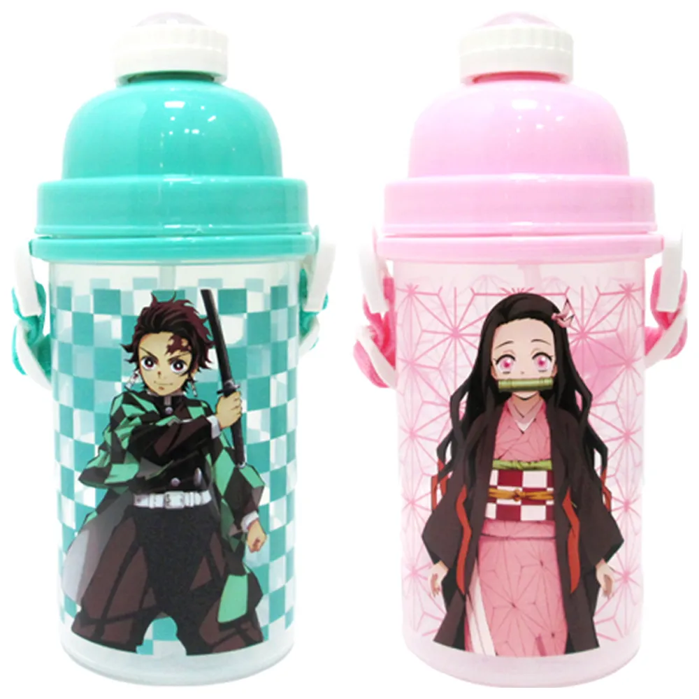 【TDL】鬼滅之刃兒童水壺吸管水壺附背帶500ml 4670168
