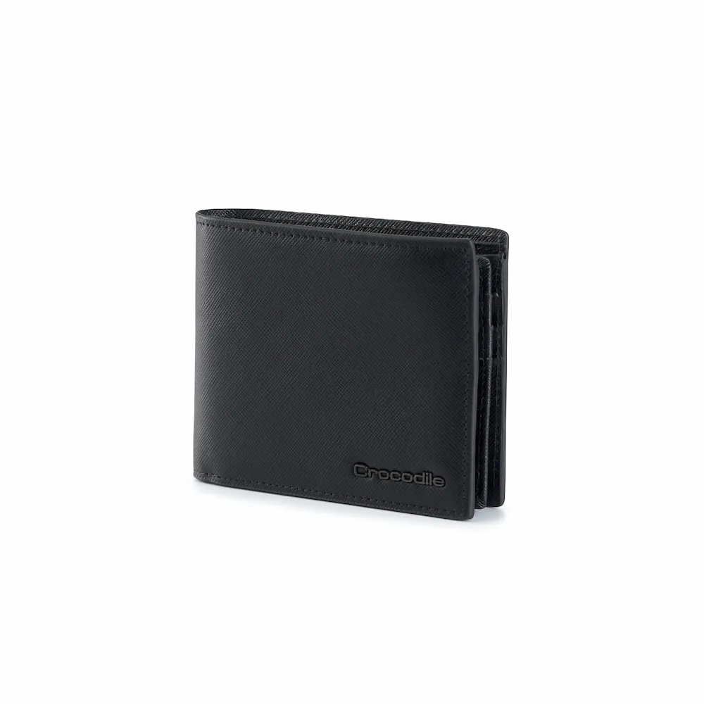 【Crocodile】零錢包皮夾 男生短夾 8卡/RFID Aston奧斯頓系列 0103-11403-鱷魚皮件(男生禮