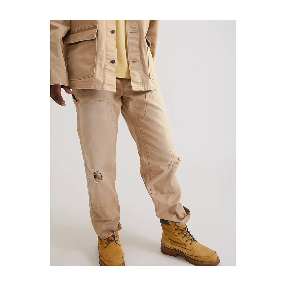 【LEVIS】LEVIS Workwear工裝系列男款568STAYLOOSE破壞補丁工裝褲 熱賣單品 A7367-0000