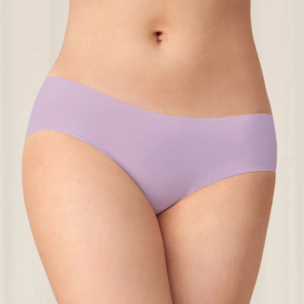 【Triumph 黛安芬】Skinfit貼身無痕褲系列 中腰平口內褲 M-EL(薰衣紫)