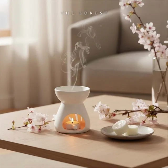 【The Forest 癒森林】春戀櫻花香氛蠟塊4入組23g*4 佛手柑+櫻花+白麝香(香氛蠟燭/買一送一/居家香氛)