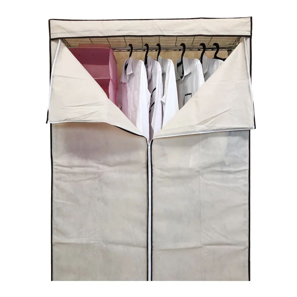 【A+Courbe】4尺布套-1入-鐵力士架專用衣櫥(120cm層片專用布套 不含層架)