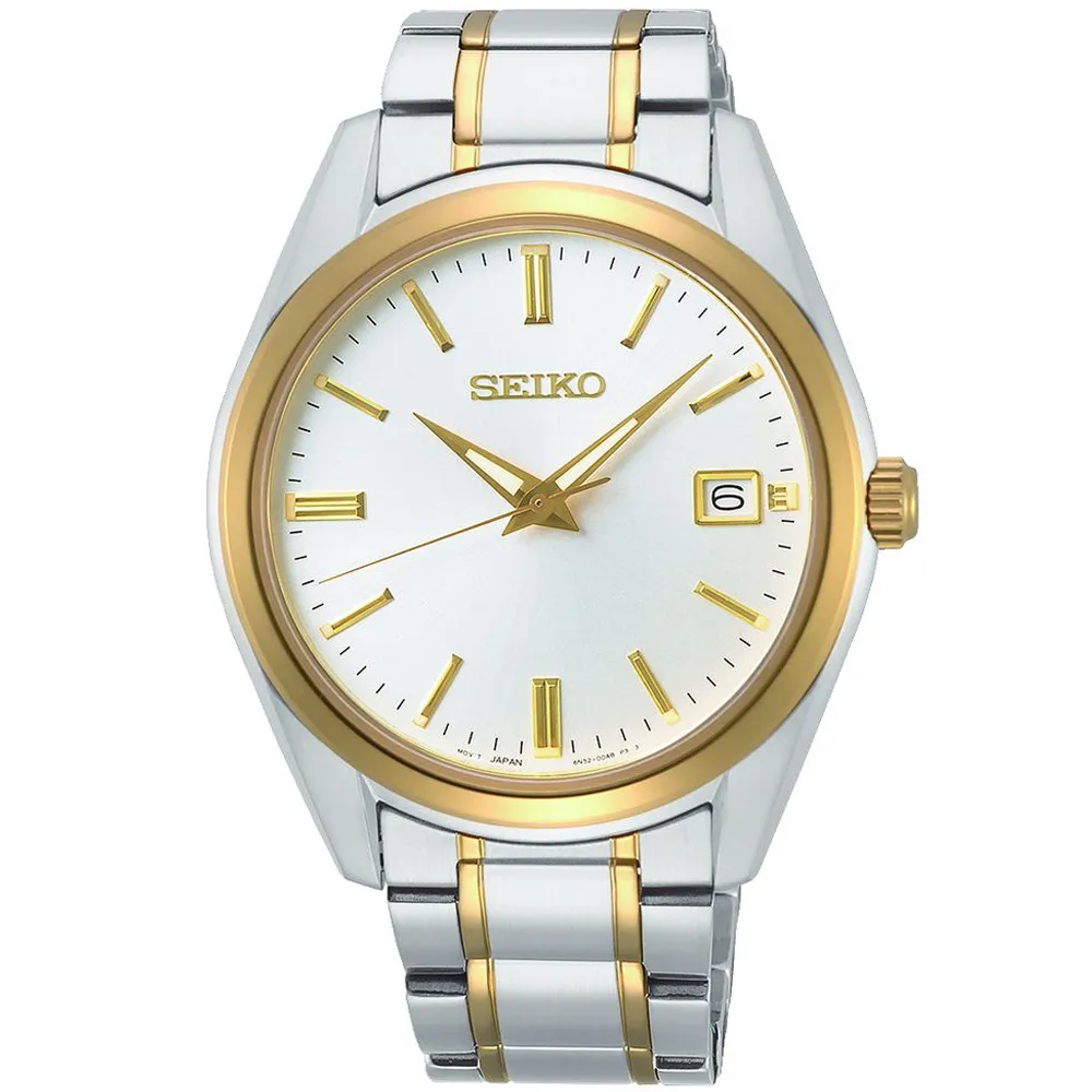 【SEIKO 精工】CS系列 簡約時尚石英腕錶 七夕 情人節 送禮(SUR312P1/6N52-00A0KS)