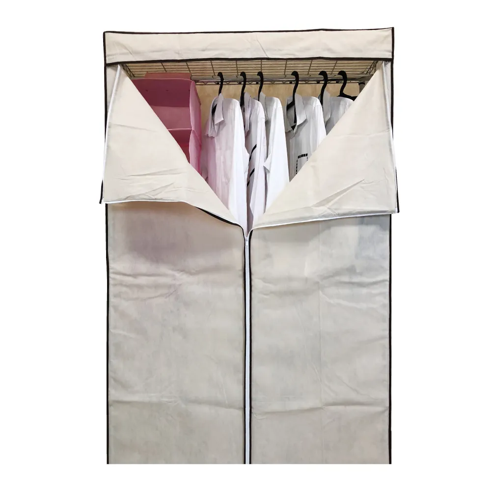 【A+Courbe】3尺布套-1入-鐵力士架專用衣櫥(90cm層片專用布套 不含層架)