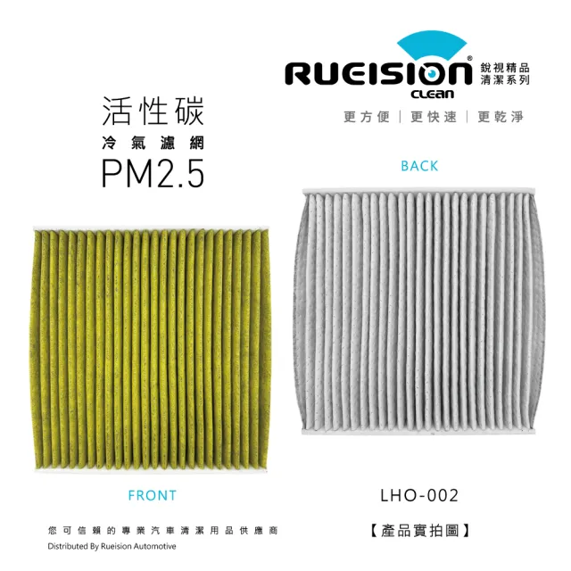 【RUEISION 銳視雨刷】MINI COOPER S F55 F56 活性碳冷氣濾網 PM2.5（2014-2024）｜雙片