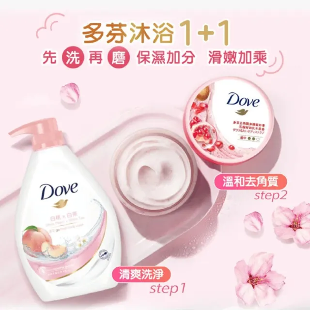 【Dove 多芬】滋養柔膚/GOFRESH系列沐浴乳900mlx4入(多款任選)