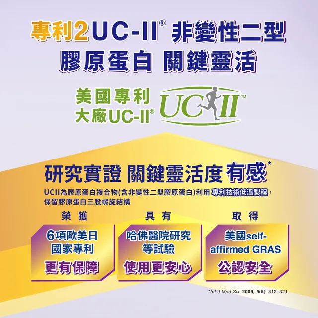 【桂格康研家】關鍵三效錠60顆x2盒_共120顆(uc2/UC-II/非變性二型膠原蛋白/玻尿酸/鈣/維生素D/維生素K)