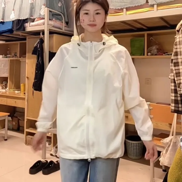 【巴黎精品】現貨+預購 防曬外套法式短版外套防曬衣夏季薄款上衣襯衫(慵懶風寬鬆女外套8款a1no8 C)