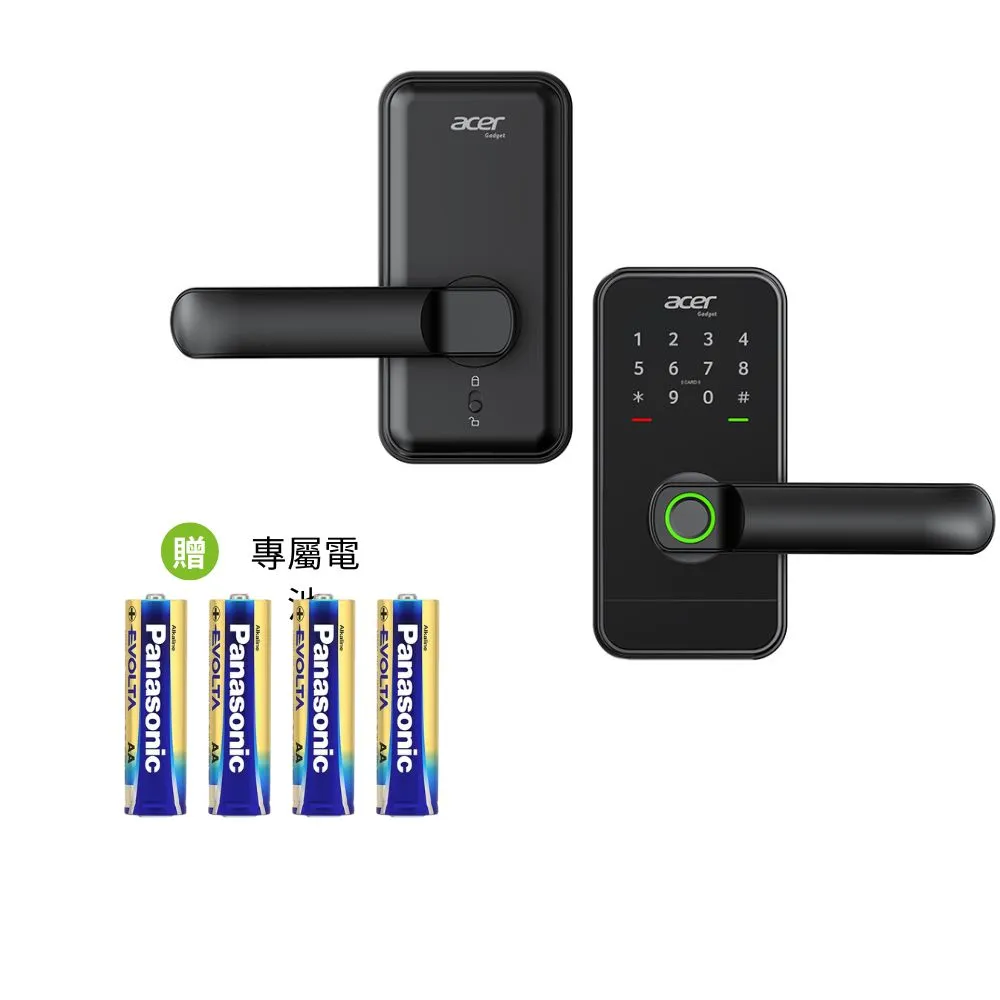 【Acer Gadget】辦公電子鎖 電子輔助鎖 五合一 指紋/密碼/虛位密碼/感應卡/鑰匙 ODL105 辦公鎖 租屋 房間鎖
