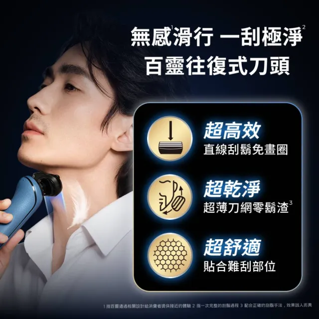 【BRAUN 百靈】全新親膚 5系列PRO免拆快洗電動刮鬍刀/電鬍刀 (53-B12000s)