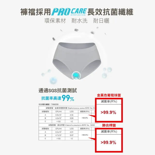 【MarCella 瑪榭】7件組-MIT無縫抗菌內褲-薄感中高腰(女內褲/抗菌內褲/無縫內褲)