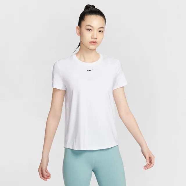 【NIKE 耐吉】短袖上衣 女 T恤 運動 訓練 速乾 短版 AS W NK ONE CLASSIC DF SS TOP 白 FN2799-101(其他規格)