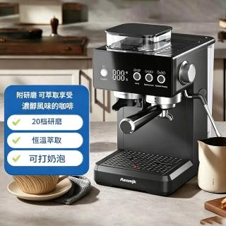 YOKA 優家廚電 半自動義式咖啡機 濃縮咖啡機 小型雙萃咖啡機 桌上型咖啡機 可打奶泡