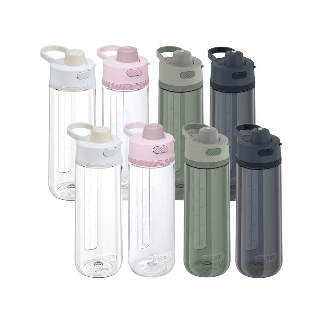 【THERMOS 膳魔師】買1送1_美國製彈蓋輕水瓶710ml 共2入(TP4329)