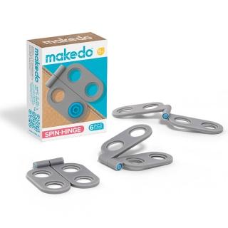 澳洲 Makedo 擴充零件-百變轉軸6入