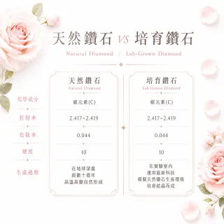 【Alesai 艾尼希亞】IGI 1克拉 D/VVS2 幸運草鑽石項鍊 (3EX+IDEAL 車工 培育鑽石)