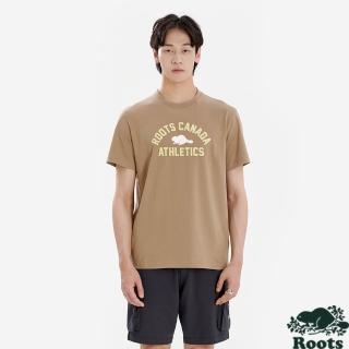 【Roots】ROOTS CAN ATHLETICS 短袖上衣 (石褐色)