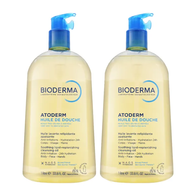 【BIODERMA】舒益輕沐浴油 1000ml*兩入組