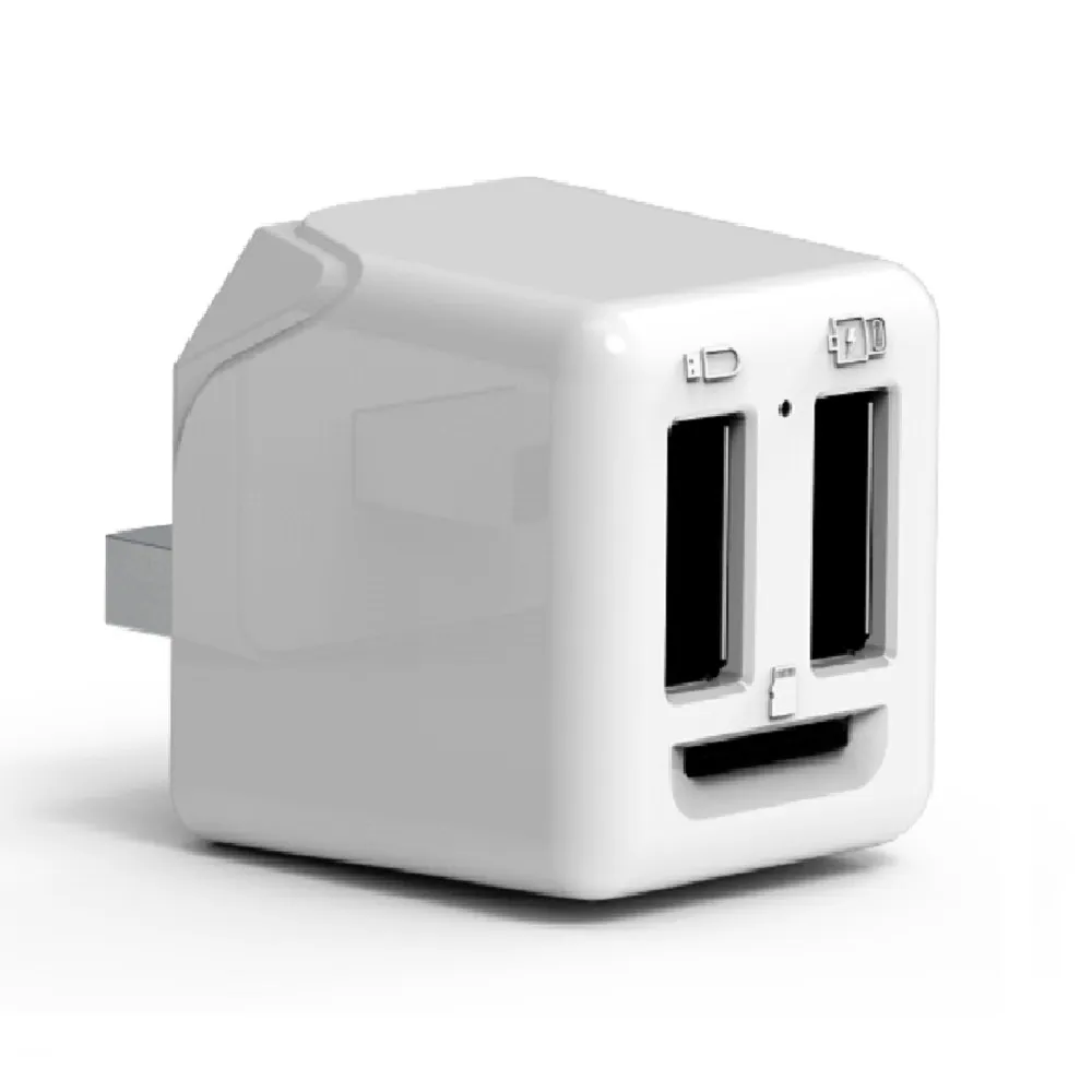 蘋果iPhone 備份豆腐頭 隨身碟記憶卡讀卡器-iLink Backup 蘋果備份管家-SPT聖保德