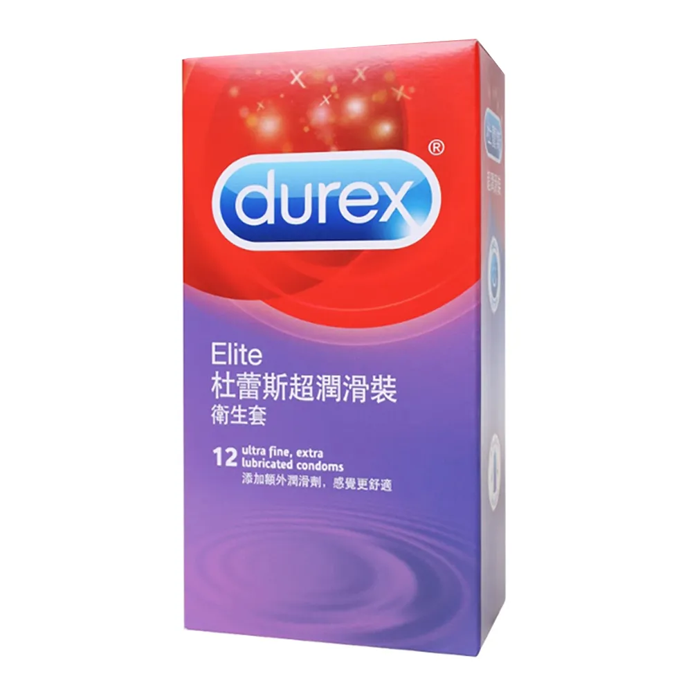 【Durex 杜蕾斯】超潤滑裝保險套12入/盒