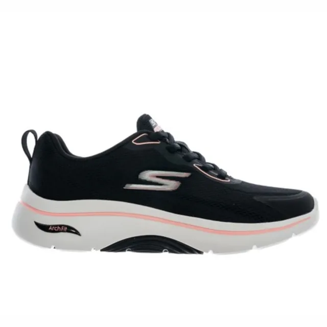 【SKECHERS】Go Walk Arch Fit 2.0 女 健走鞋 寬楦 黑(125346WBKPK)