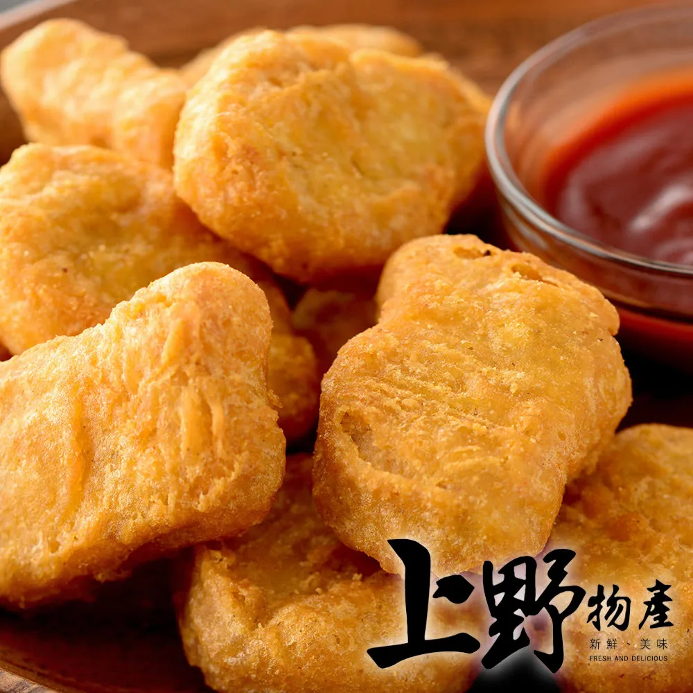【上野物產】紅龍裹粉原味雞塊X4包(250g±10%/包)
