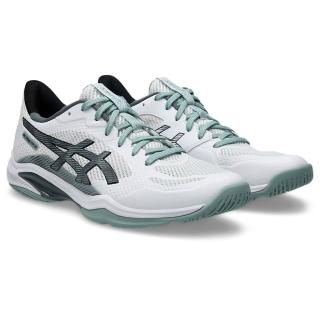 【asics 亞瑟士】羽球鞋 訓練鞋 排球鞋 男鞋 運動鞋 緩震 BLADE FF 2 白綠 1071A117-103