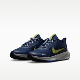 【NIKE 耐吉】慢跑鞋 女鞋 大童 運動鞋 STAR RUNNER UTILITY GS 藍 IO2338-400