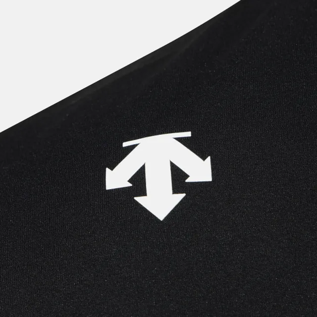 【DESCENTE】短袖上衣 男 快排 OVERFIT SHORT SLEEVE T-SHIRT 黑 SR321TTS74-BLK0