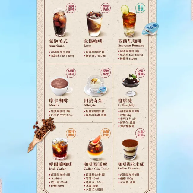 【NESCAFE 雀巢咖啡】金牌超濃萃咖啡液球6包入-焦糖