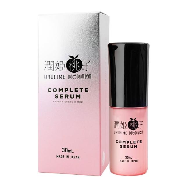 【URUHIMEMOMOKO 潤姬桃子】凝萃精華乳 (30ml X 1入瓶裝 枸杞萃取、5%菸鹼醯胺、富勒烯、葡萄糖基神經醯胺)