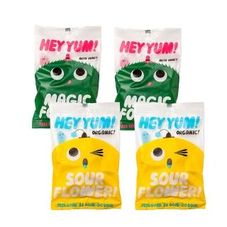 【PALIER】HEY YUM！超值價 丹麥無麩質水果軟糖 4入組(100g/包-原裝進口)