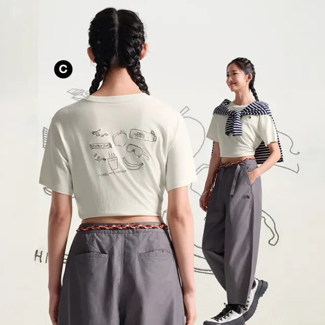 【The North Face】男女款純棉休閒短袖T恤(多款可選)