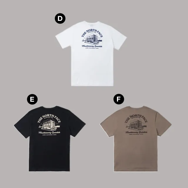 【The North Face】男女款純棉休閒短袖T恤(多款可選)