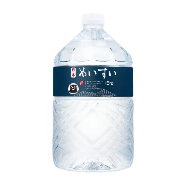 【JKKWATER】日本名水13°C 進口礦泉水 6000mlx2入/箱(日文款;官方直營)