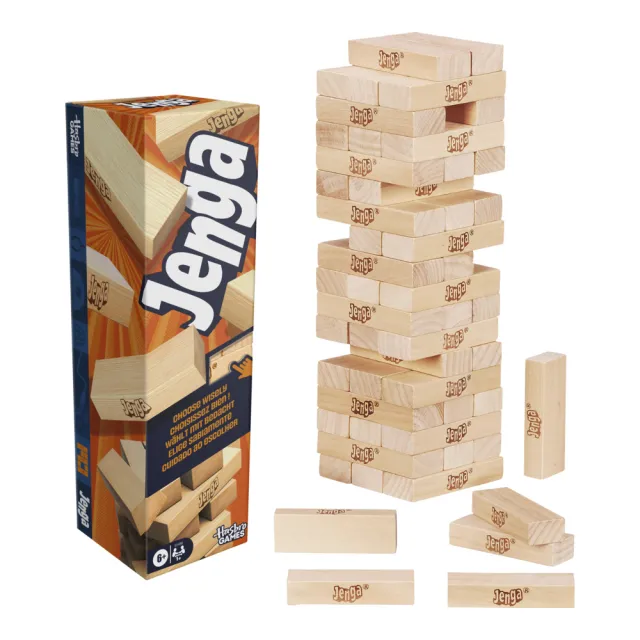 【Hasbro 孩之寶】Games-層層疊 A2120(疊疊樂/疊疊樂積木/益智遊戲/桌遊益智/派對遊戲)