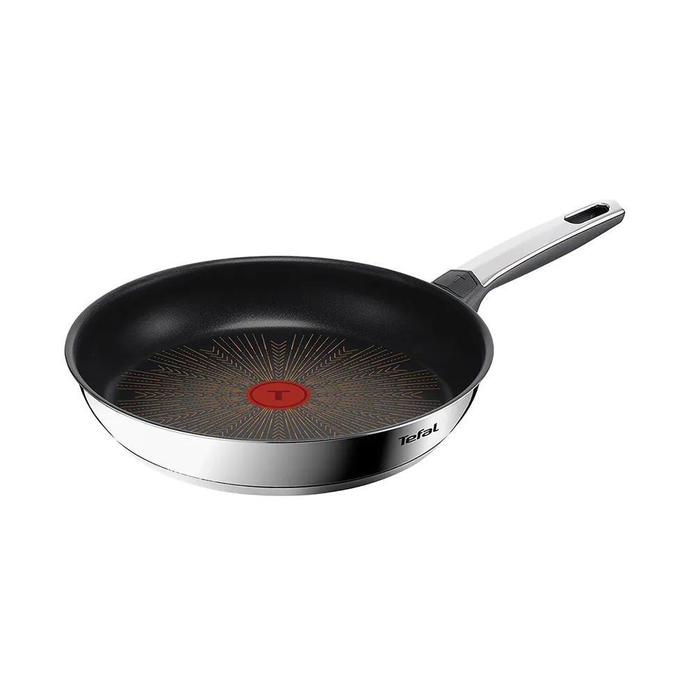 【Tefal 特福】精銳系列28cm不沾鍋平底鍋/聚油鍋(不挑爐具、IH爐可用鍋)