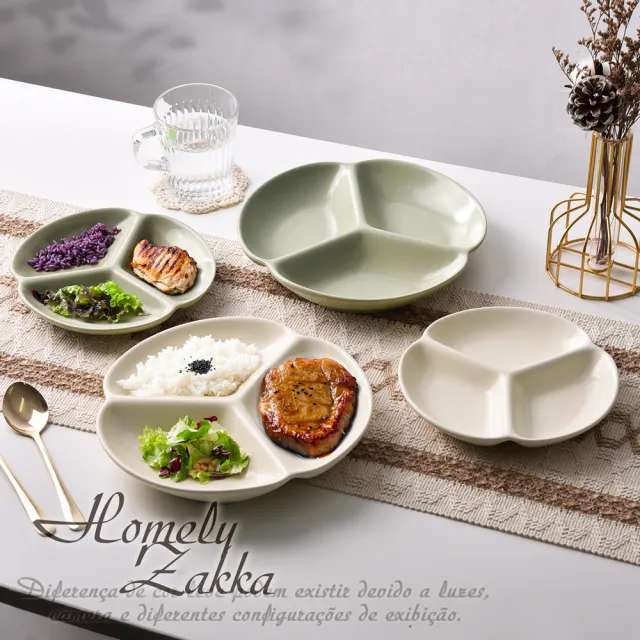 【Homely Zakka】北歐陶瓷健康分隔餐盤_40款任選(211餐盤 瘦身餐盤 健身餐盤 減脂餐盤)
