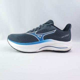 【MIZUNO 美津濃】WAVE INSPIRE 22 SW 男慢跑鞋 4E寬楦 (J1GC264553深灰x藍白)