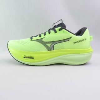 【MIZUNO 美津濃】WAVE RIDER 30 男慢跑鞋 (J1GM262058萊姆黃)
