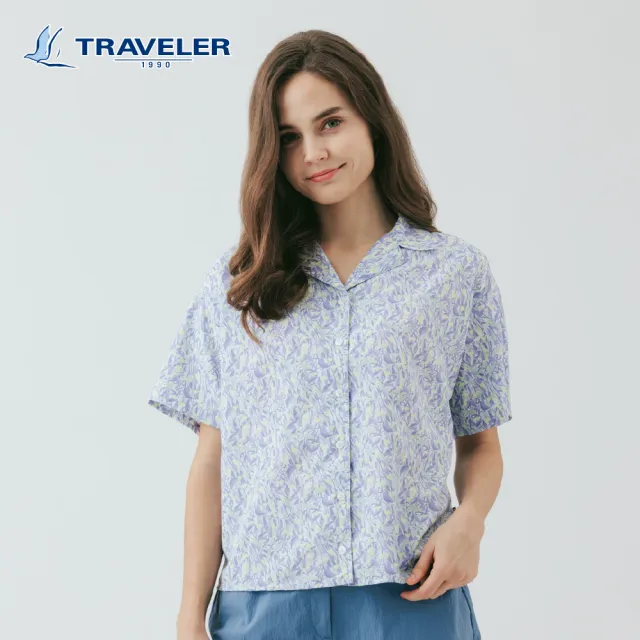 【TRAVELER 旅行者】女款吸排抗UV襯衫｜261TR722