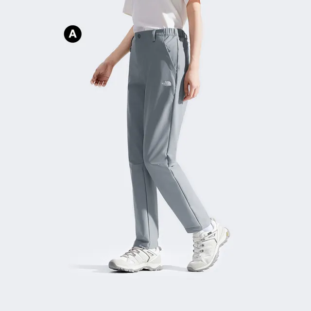【The North Face】男女款防潑水百搭舒適機能休閒褲(多款任選)