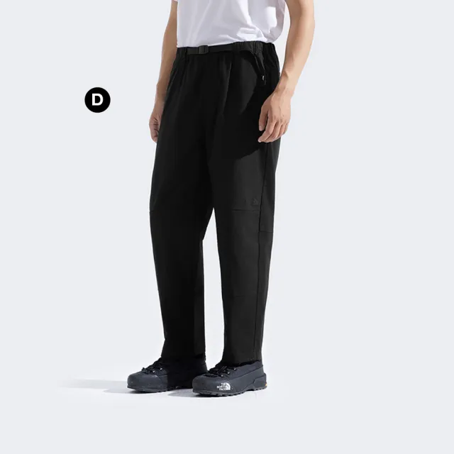 【The North Face】男女款防潑水百搭舒適機能休閒褲(多款任選)