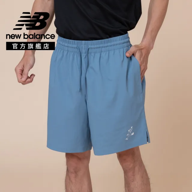 【NEW BALANCE】NB 大谷翔平x短褲_男性_黑/天藍色_MB61B96QBK_MB61B96QHEB(美版 版型偏大)