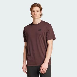 【adidas 愛迪達】TRAIN ESSENTIALS FEELREADY 短袖上衣 T恤 吸濕排汗 男 JW7442